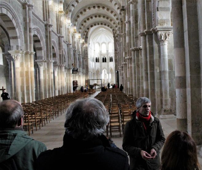 Basilique Sainte Marie Madeleine - Les lumières d'Hivers à Vézelay