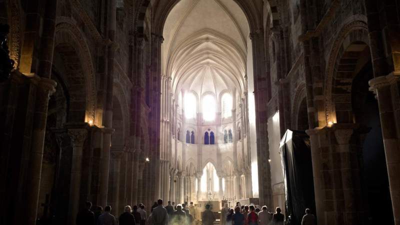 Basilique Sainte Marie-Madeleine de Vézelay, le jour où la lumière fait des miracles