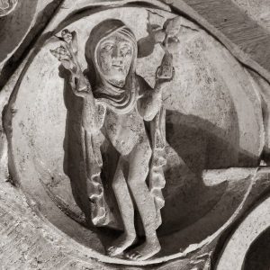 Vierge Zodiaque Basilique de Vézelay