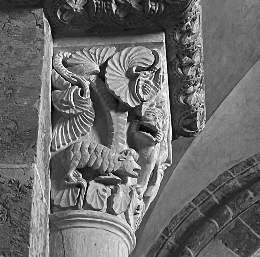 sculptures basilique Vézelay