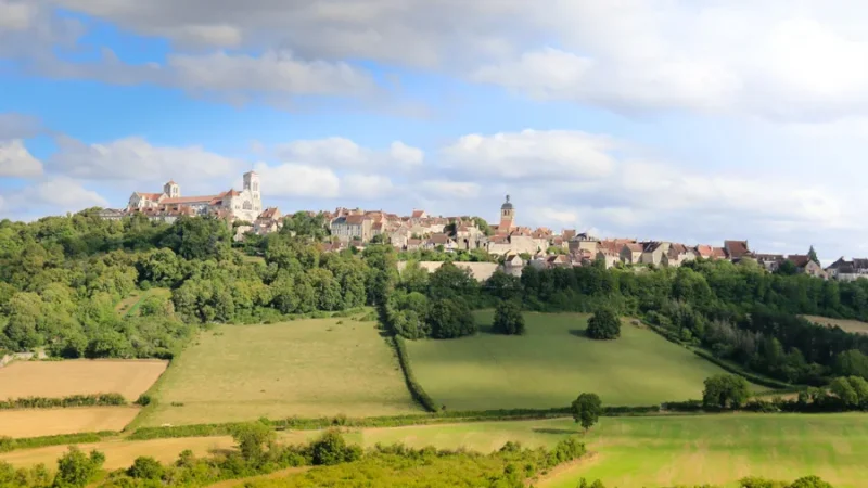 randonnée à Vézelay