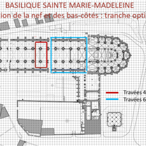 Les travaux de restauration de la basilique de Vézelay continue
