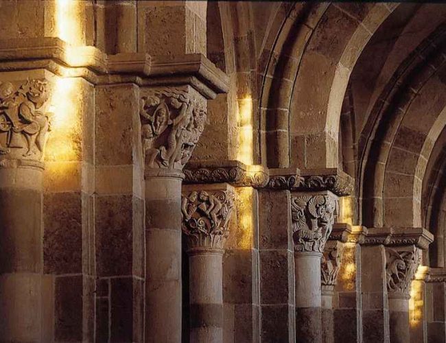 art roman à Vézelay
